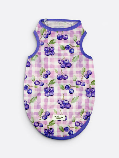 The Blueberry Gingham Cooling Vest