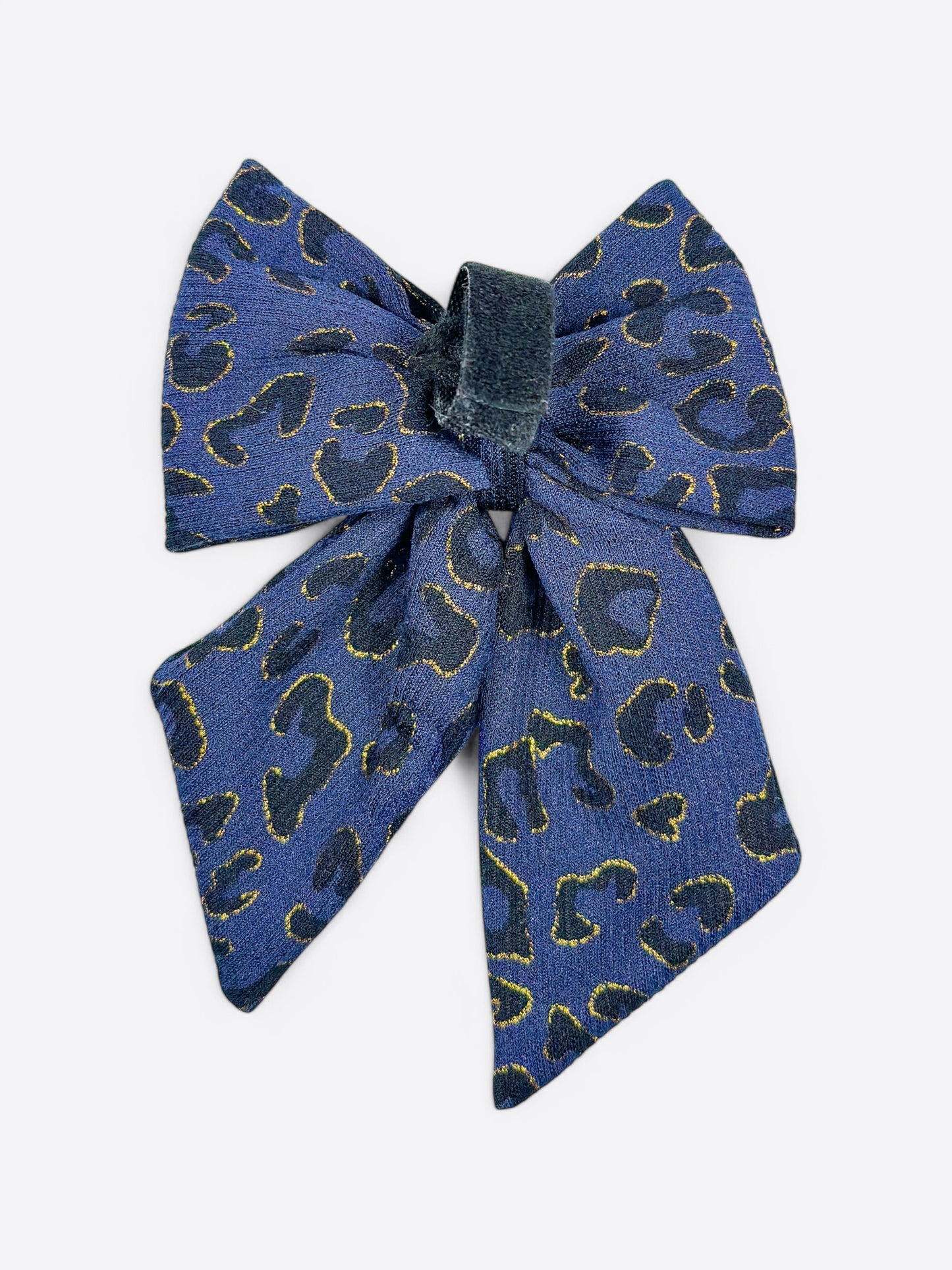 The Luxe Leopard (Navy) Bow Tie