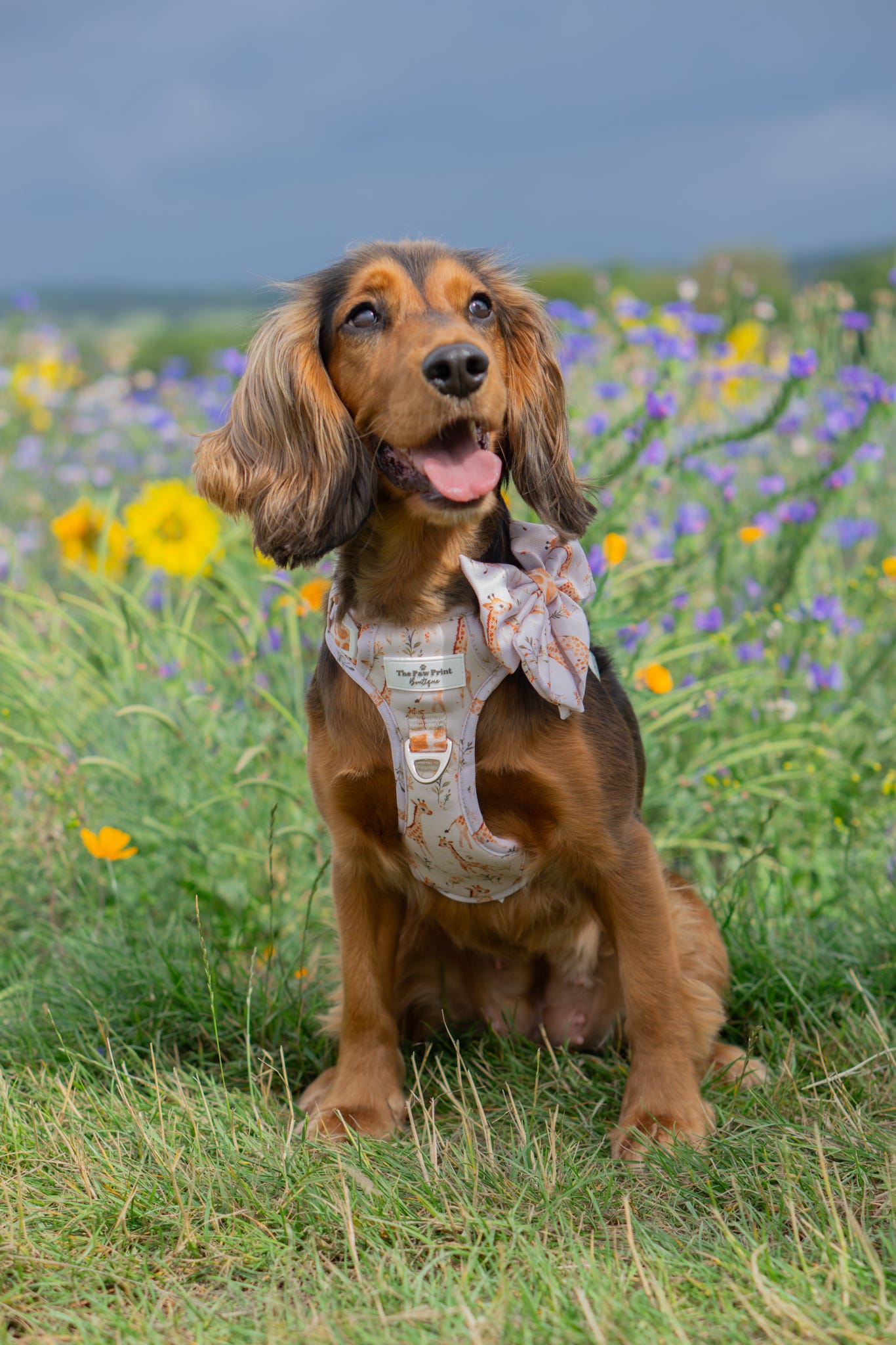 The Graceful Giraffe Bow Tie