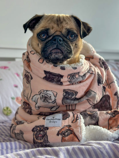 The Pug Dog Blanket