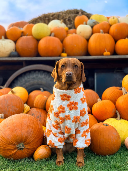 Orange Blossom Floral Fleece