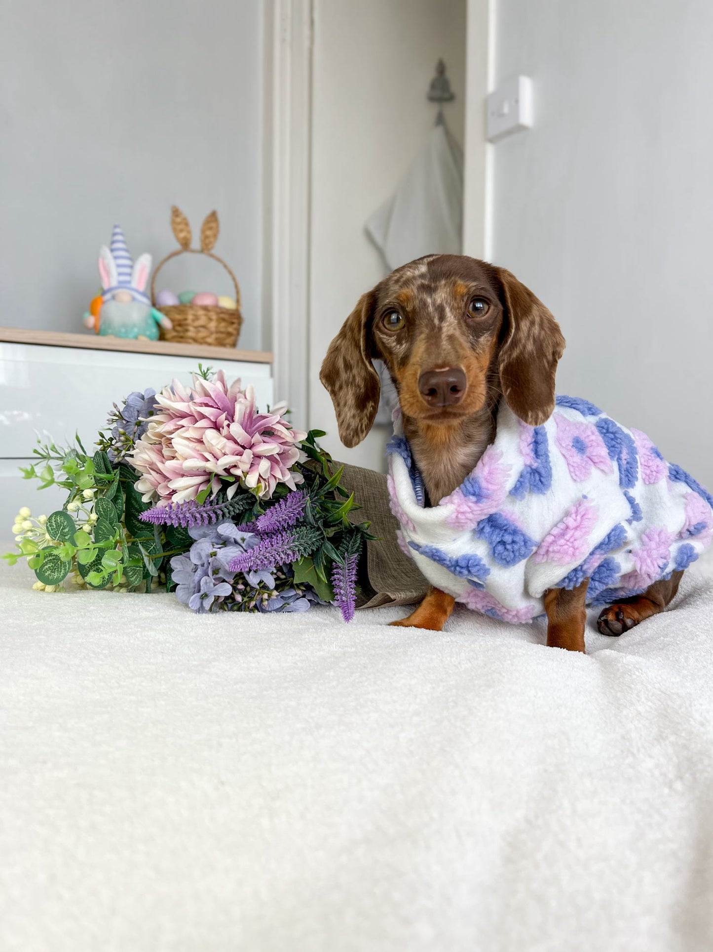 The Lavender Lilac Floral Fleece