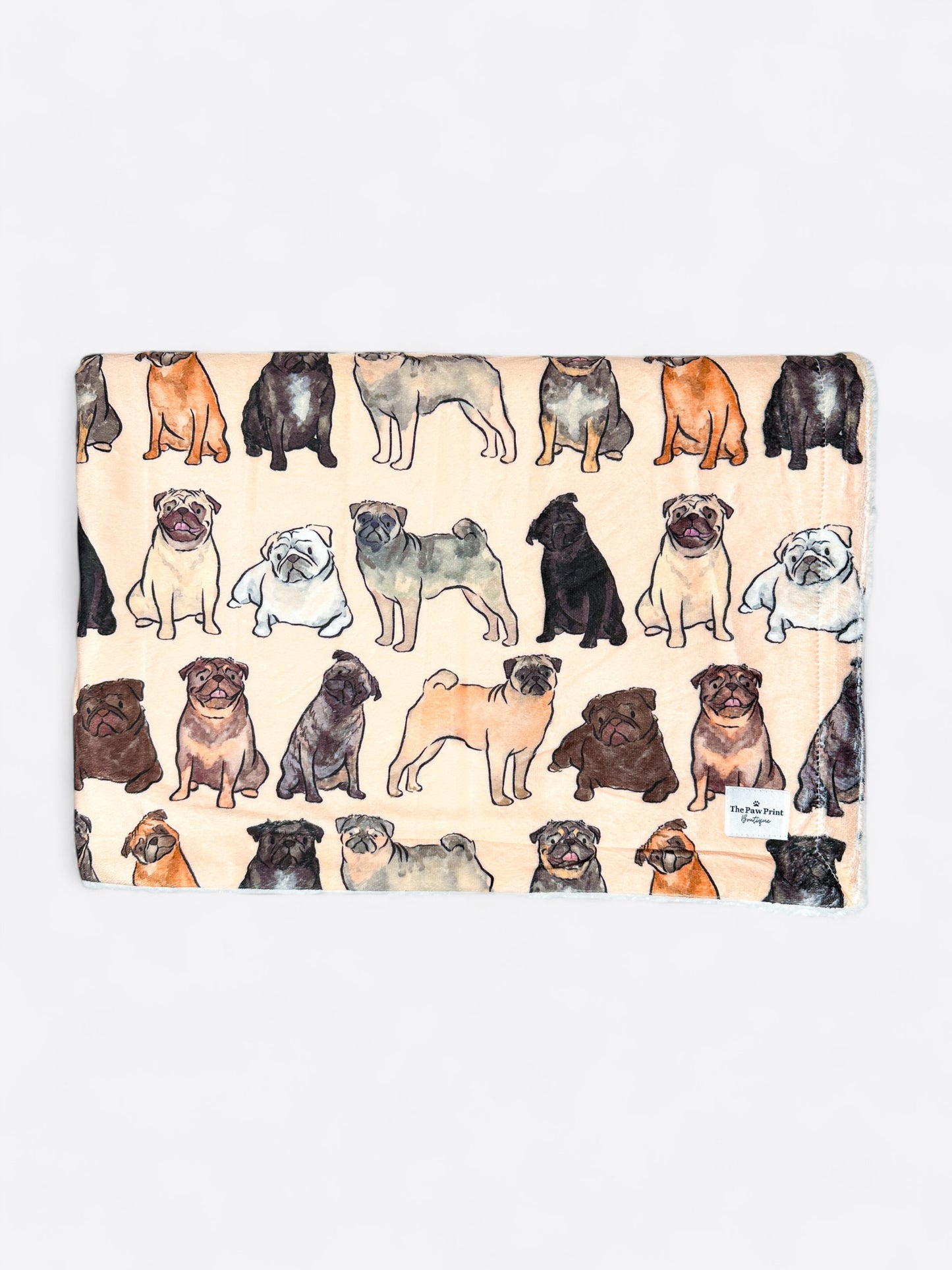 The Pug Dog Blanket