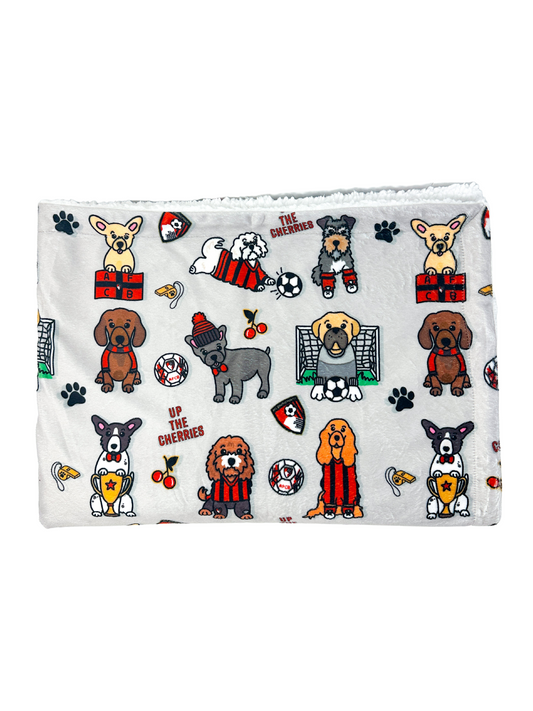 The AFC Bournemouth Dog Blanket