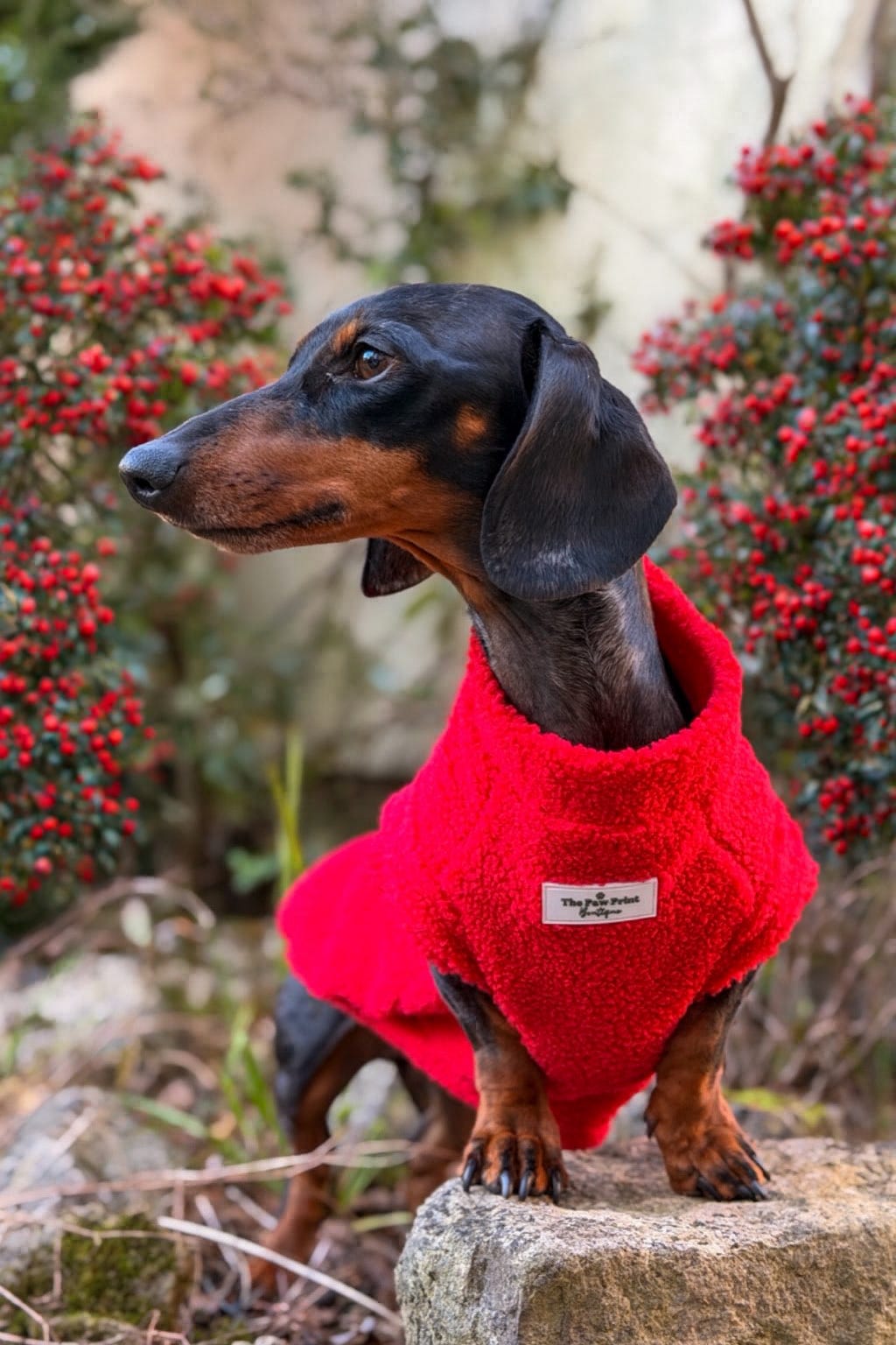 Teddy Fleece - Red Berry