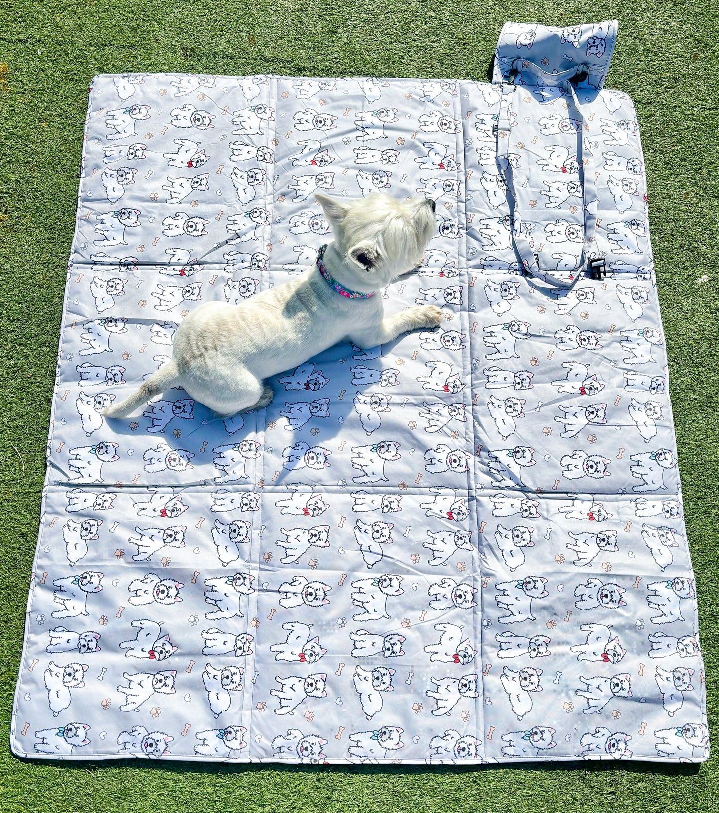 The Westie Picnic Mat