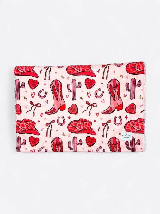 The Giddy up Pup Dog Blanket