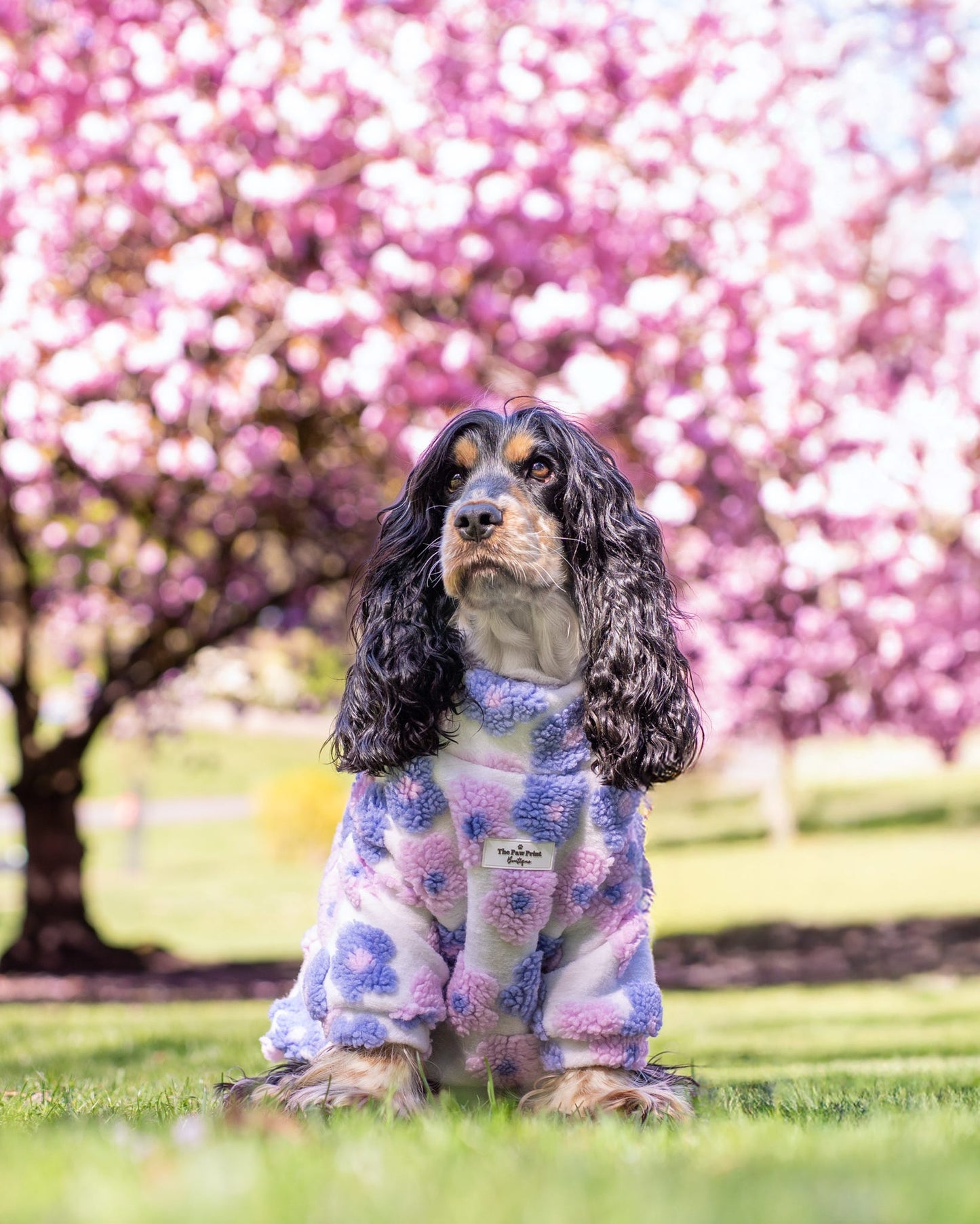 The Lavender Lilac Floral Fleece