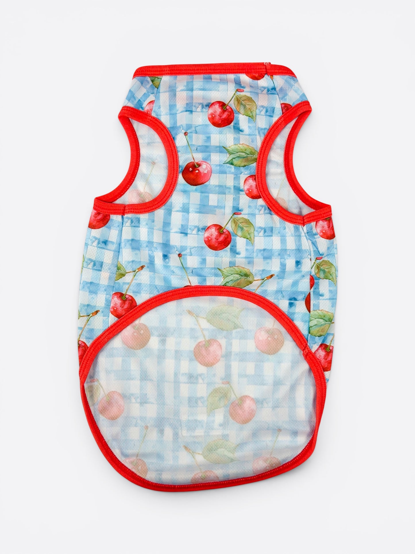 The Cherry Gingham Cooling Vest