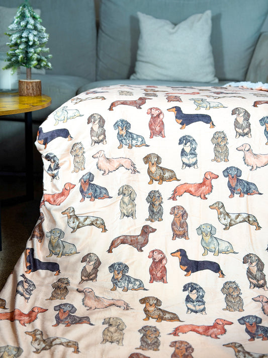 The Dachshund Human Blanket