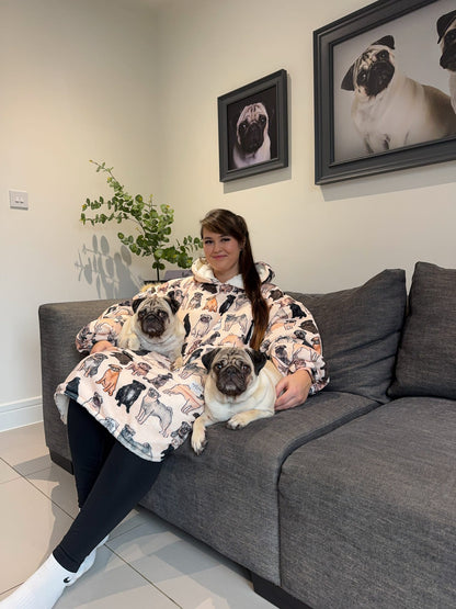 The Pug Snuggle Hoodie