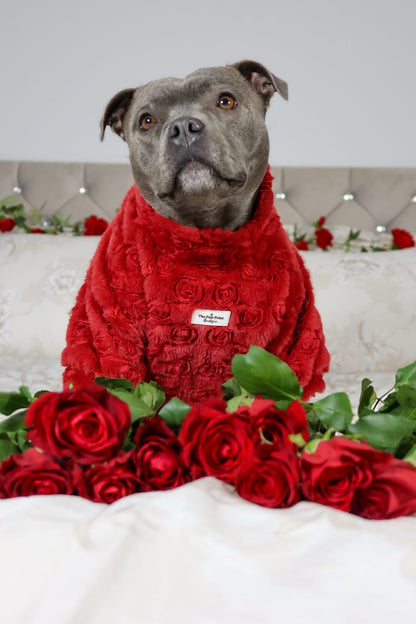 The Roses Fleece - Red