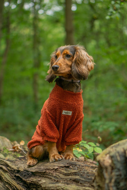 Teddy Fleece - Burnt Orange