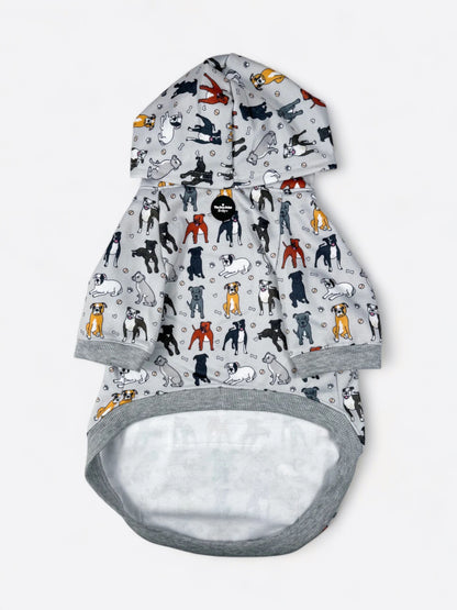 The Staffy Dog Hoodie - All Over Print