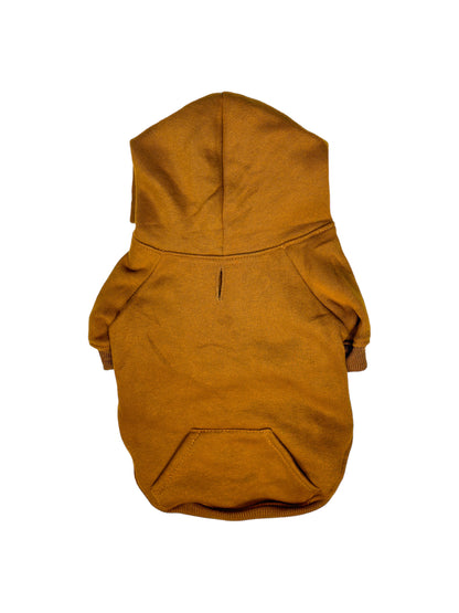 Dog Hoodie - Brown