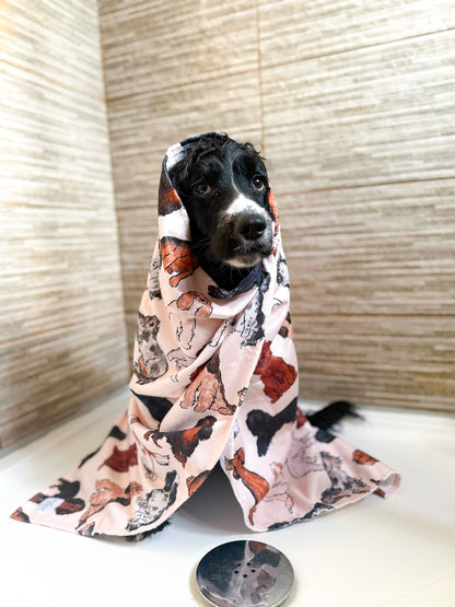 The Spaniel Dog Towel