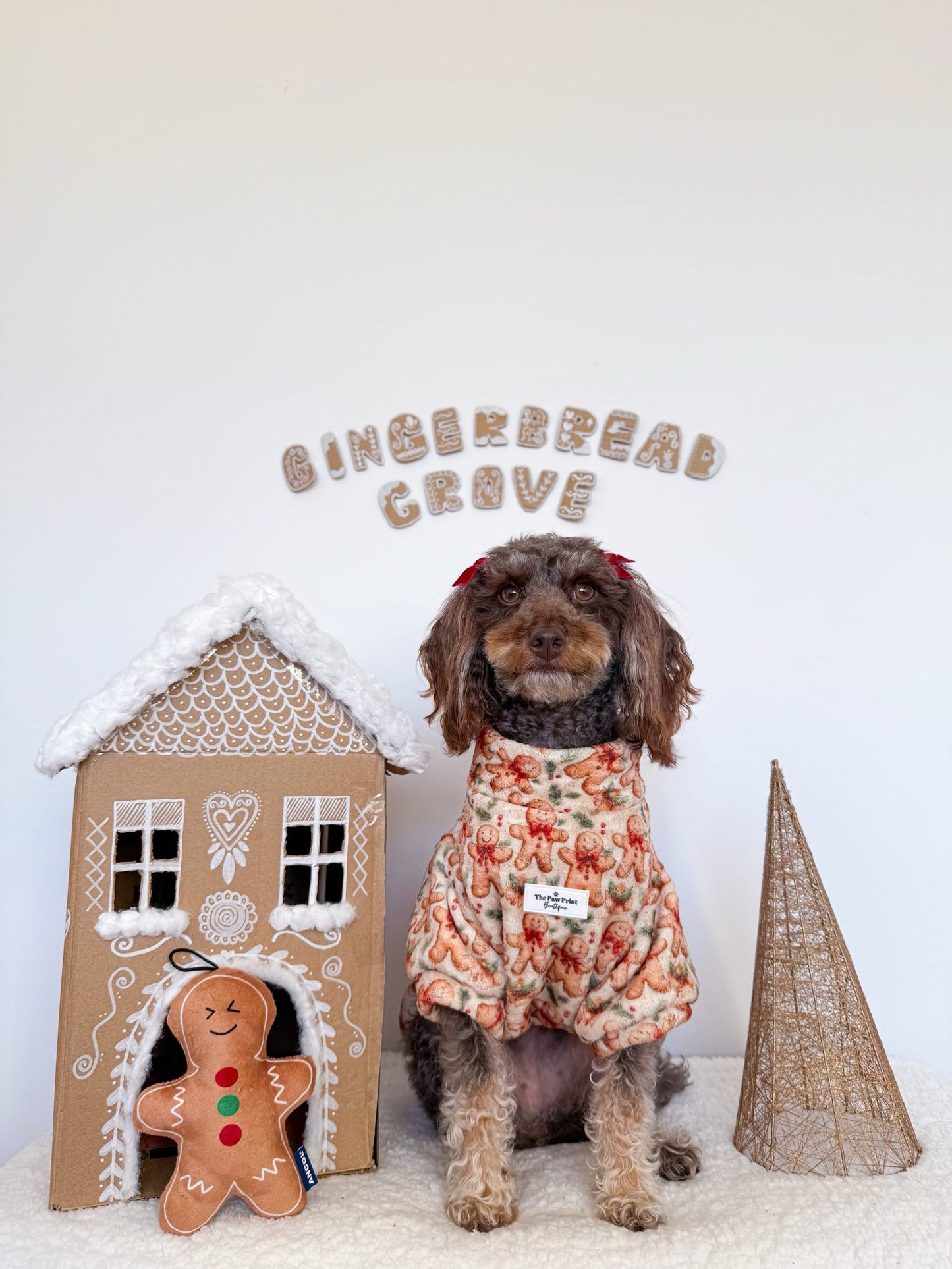 Gingerbread Grove Snuggle Fleece