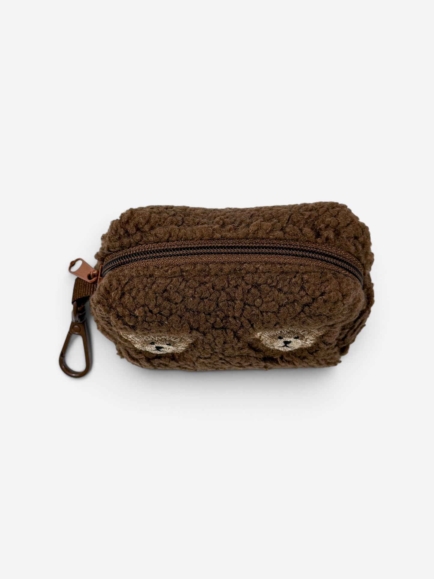 The Embroidered Little Bear Cub Poo Bag Holder