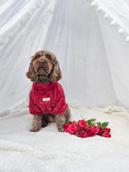 The Roses Fleece - Red