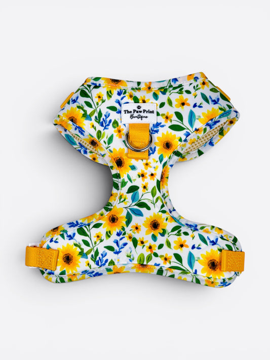 Sunny Sunflowers Adjustable Harness
