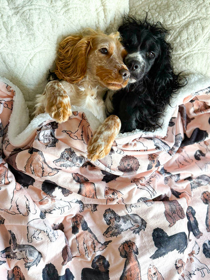 The Spaniel Human Blanket