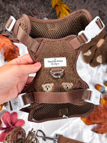 The Embroidered Little Bear Cub Adventure Paws Harness