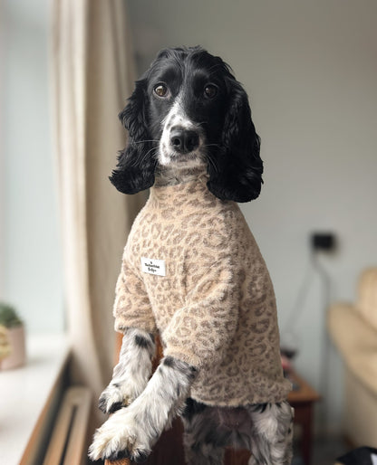 The Gold & Glittery Leopard Print Teddy Fleece
