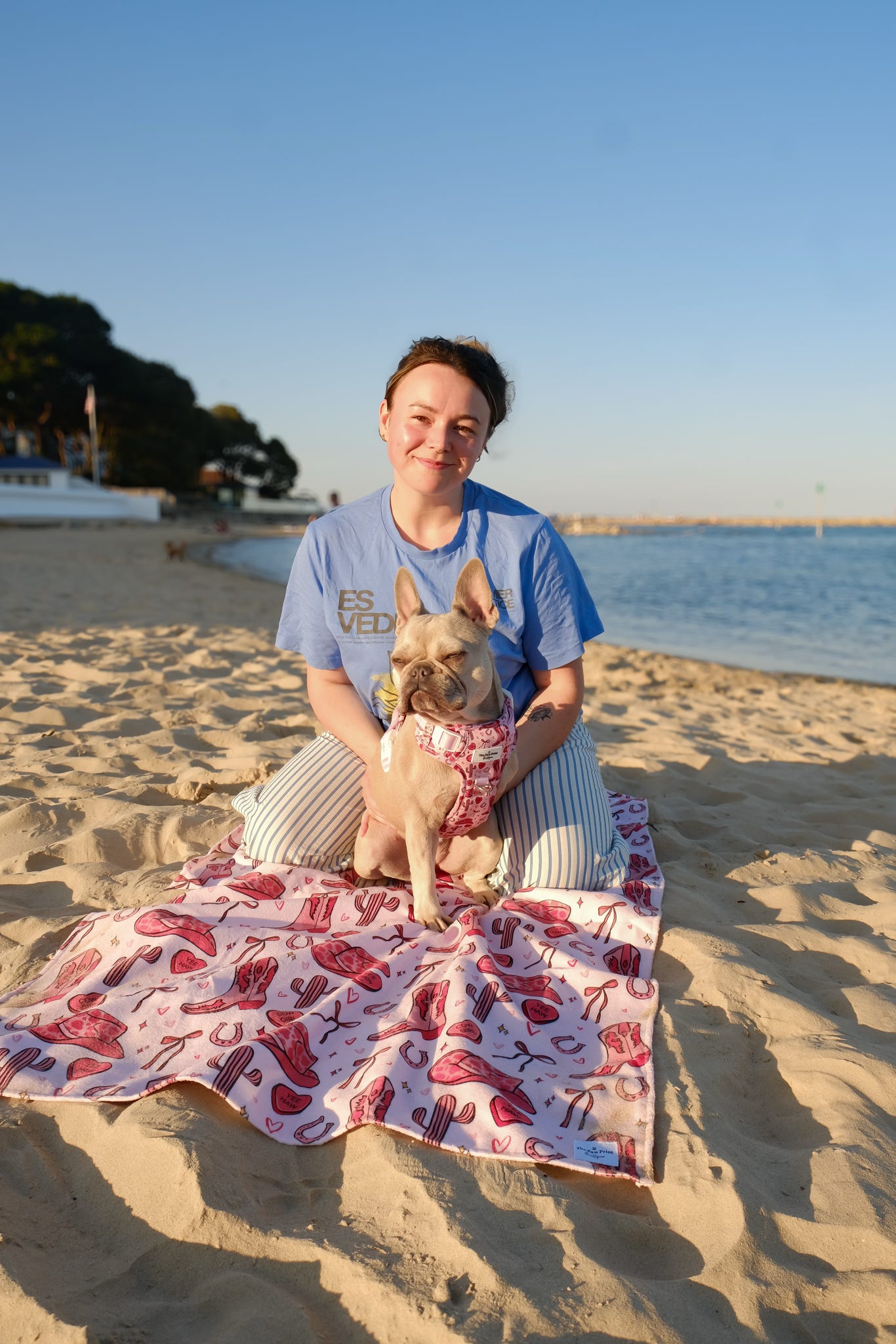 Giddy up Pup Beach Towel