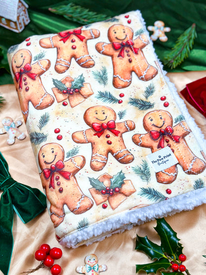 Gingerbread Grove Dog Blanket