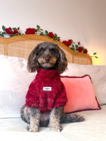 The Roses Fleece - Red