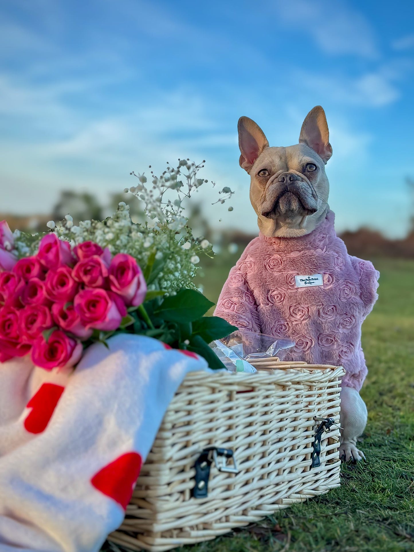 The Roses Fleece - Pink