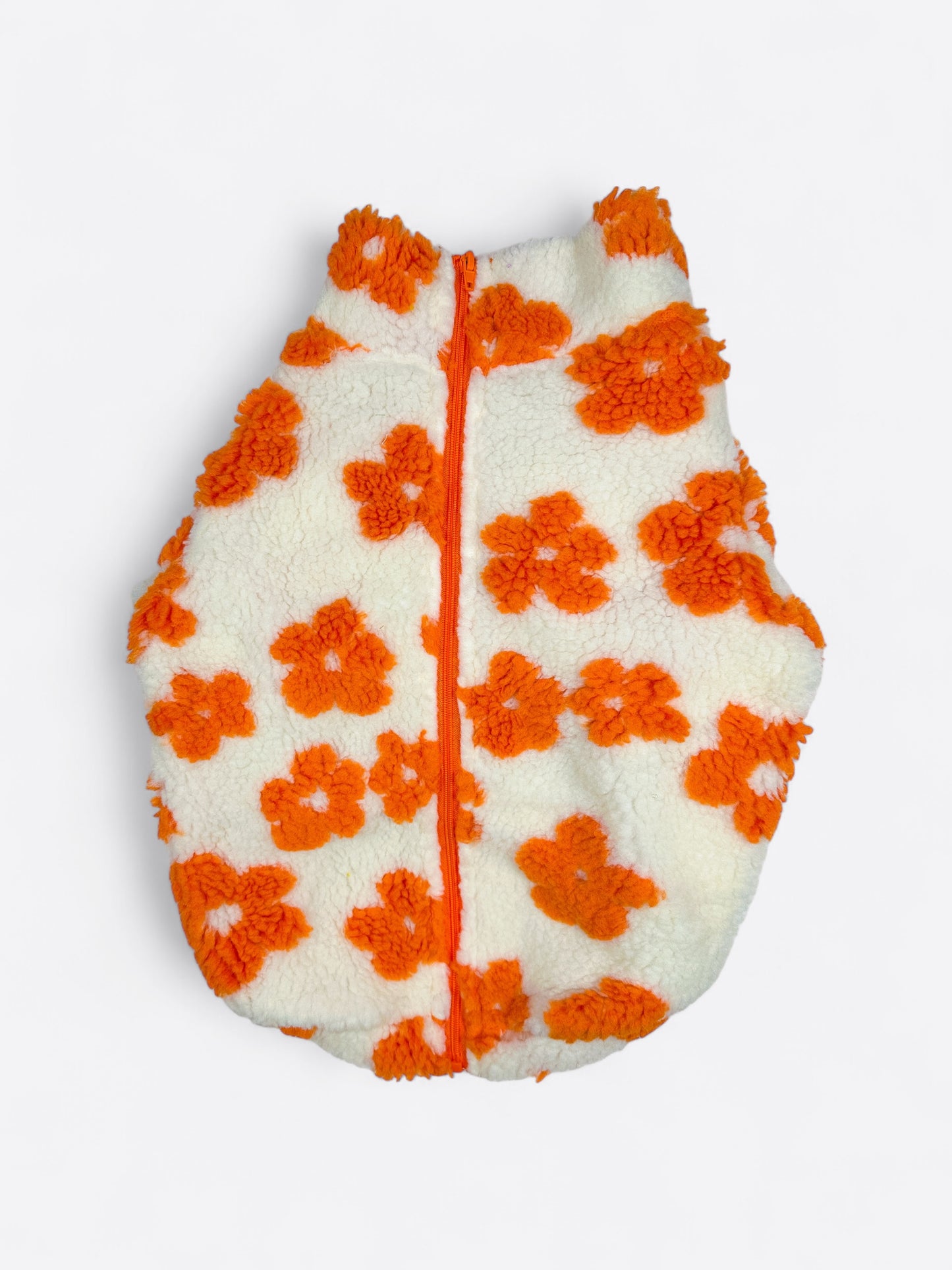 Orange Blossom Floral Fleece