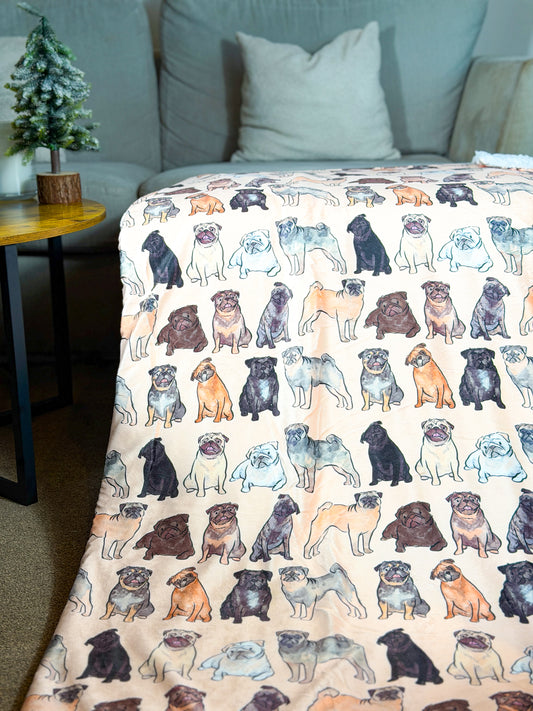 The Pug Human Blanket