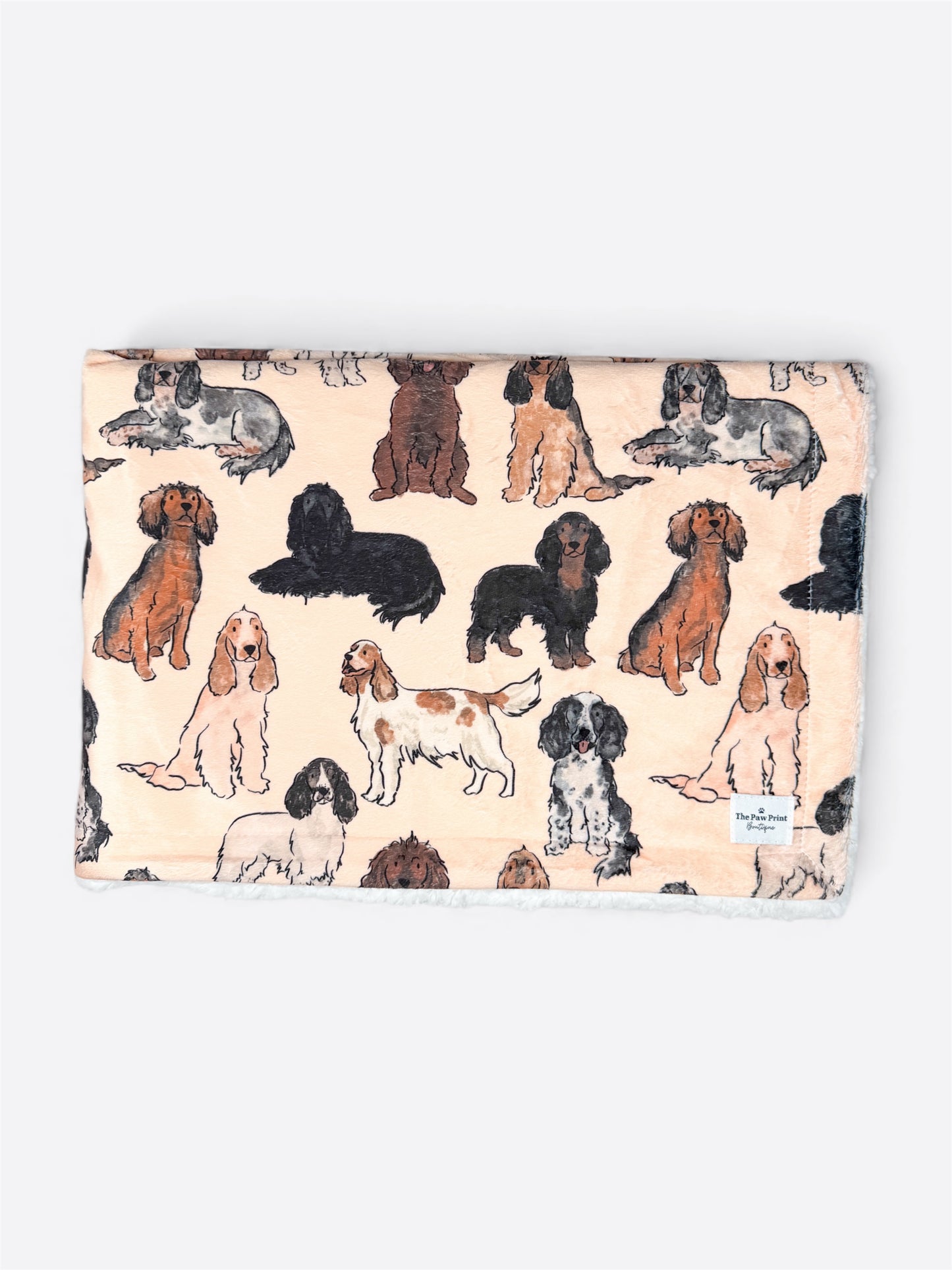 The Spaniel Dog Blanket