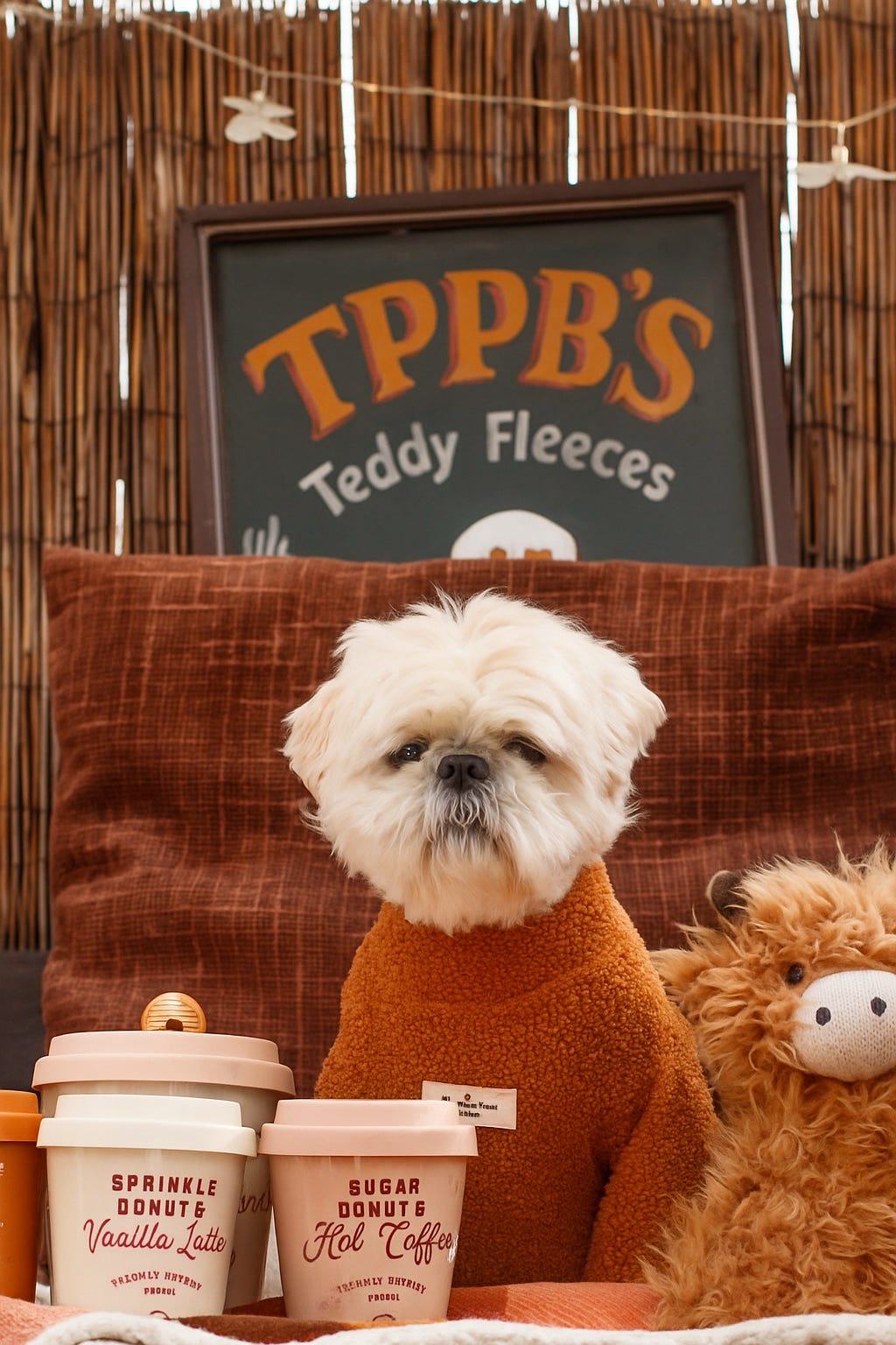 Teddy Fleece - Gingerbread