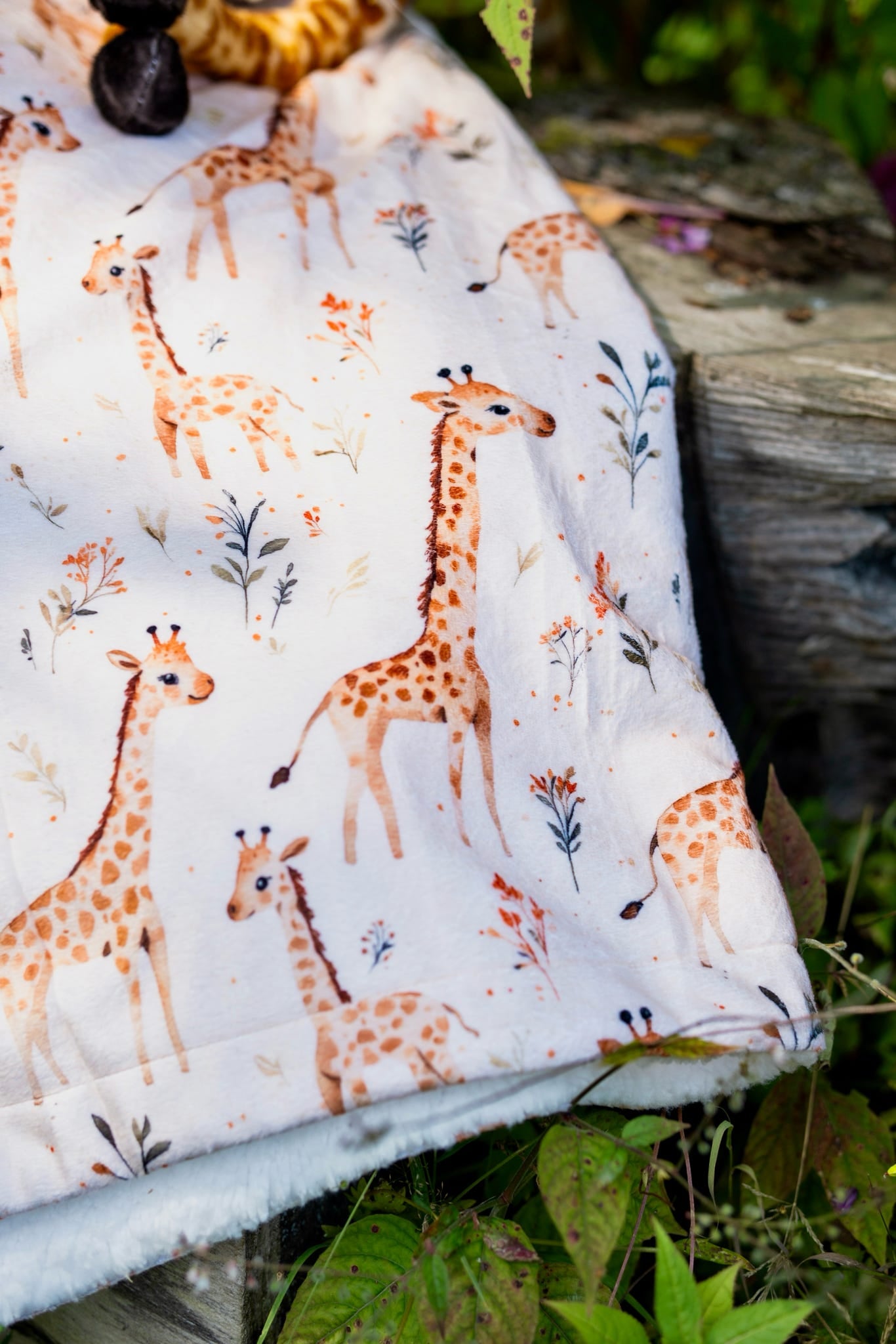 The Graceful Giraffe Dog Blanket