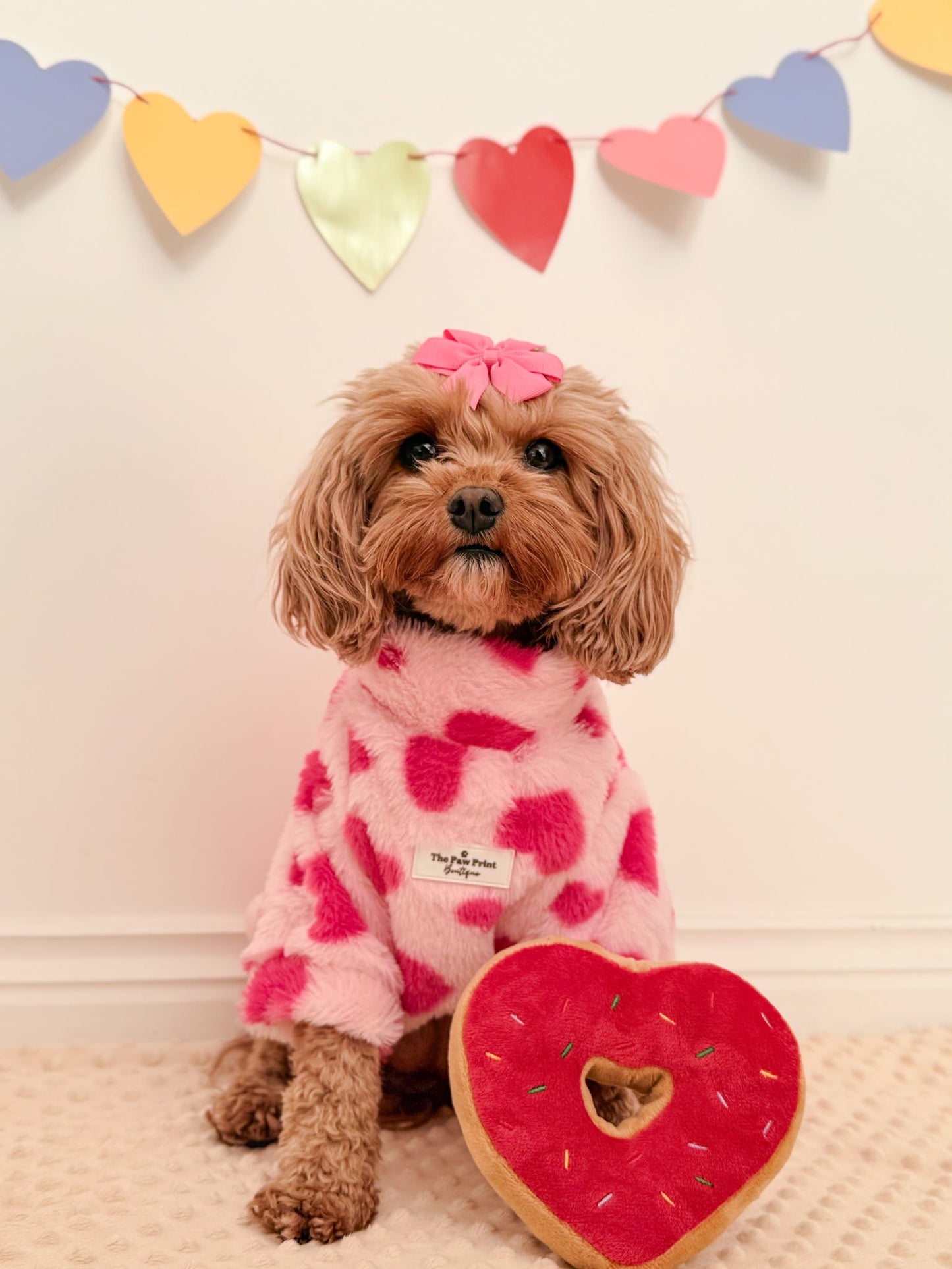 The Love Hearts Fluffy & Fabulous Fleece - Pink
