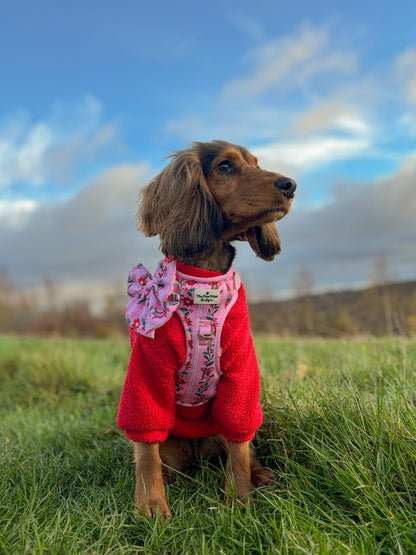 Teddy Fleece - Red Berry