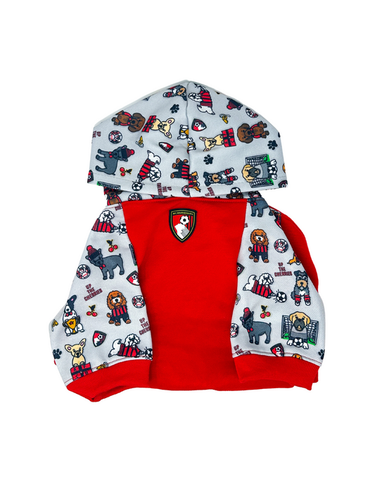 The AFC Bournemouth Dog Hoodie