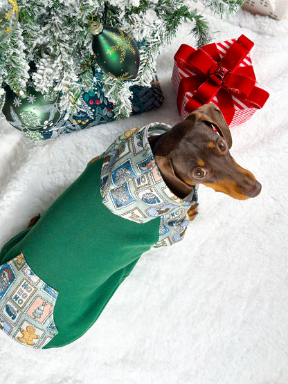 The Santas Stamps Dog Hoodie