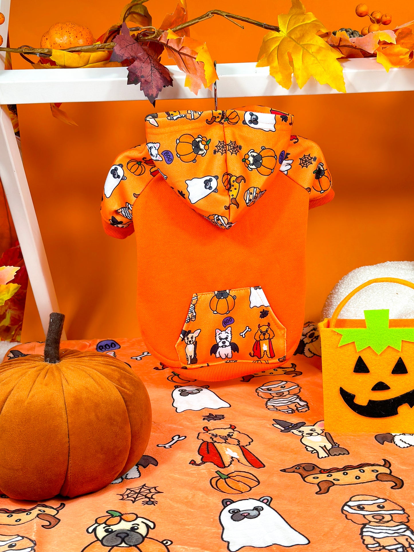 The Happy Howloween Hoodie (Orange)