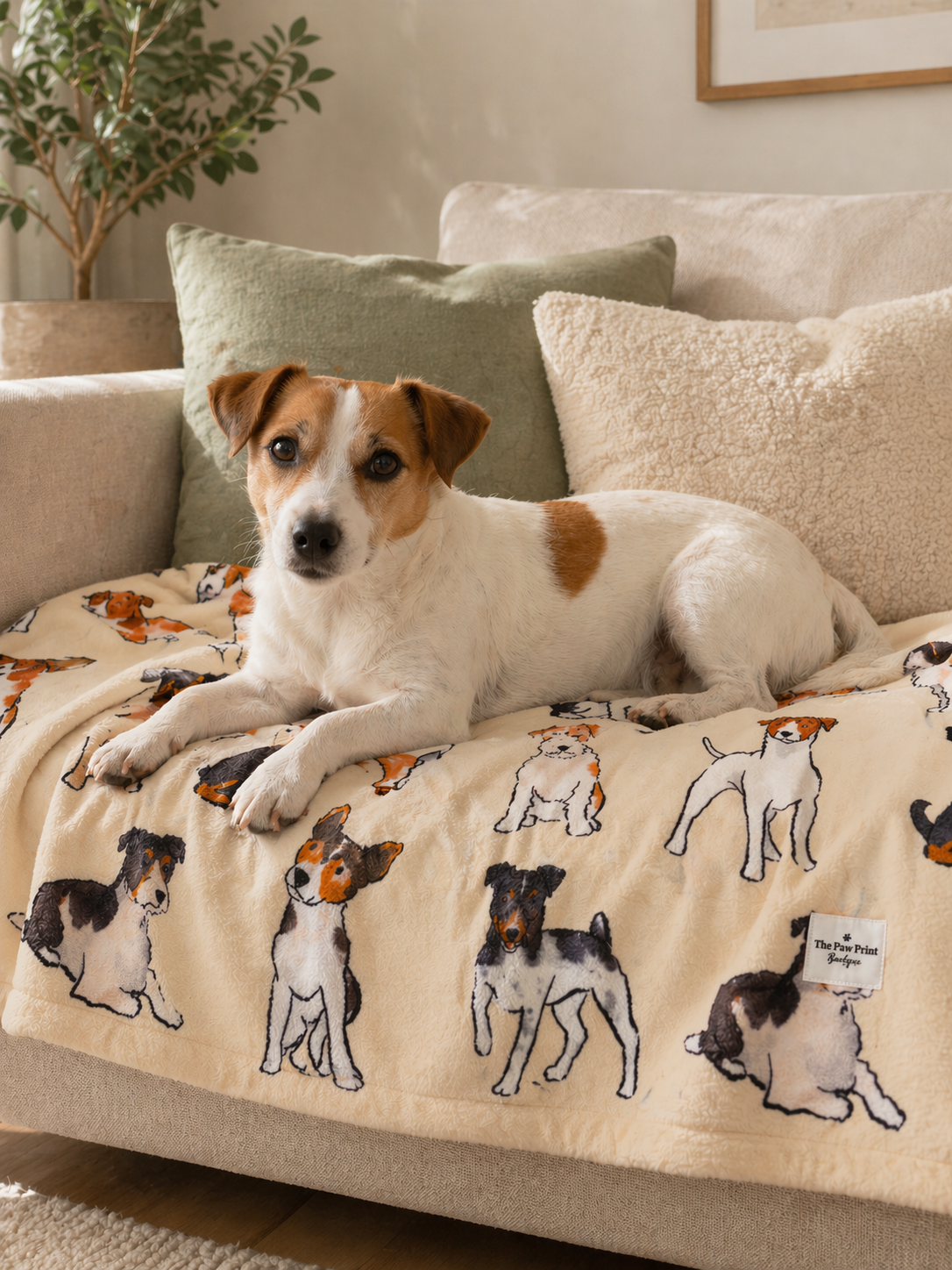 Jack Russel Dog Blanket