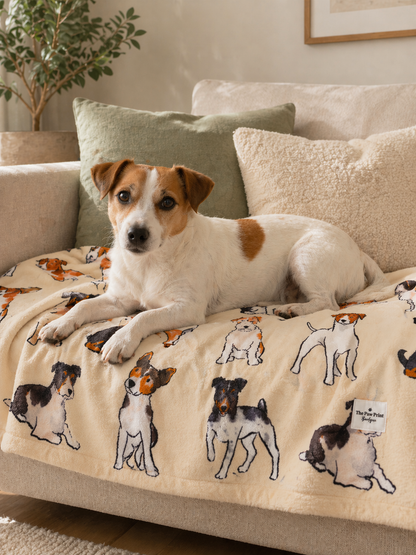 Jack Russel Dog Blanket