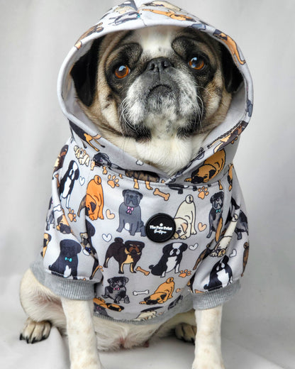 The Pug Dog Hoodie - All Over Print