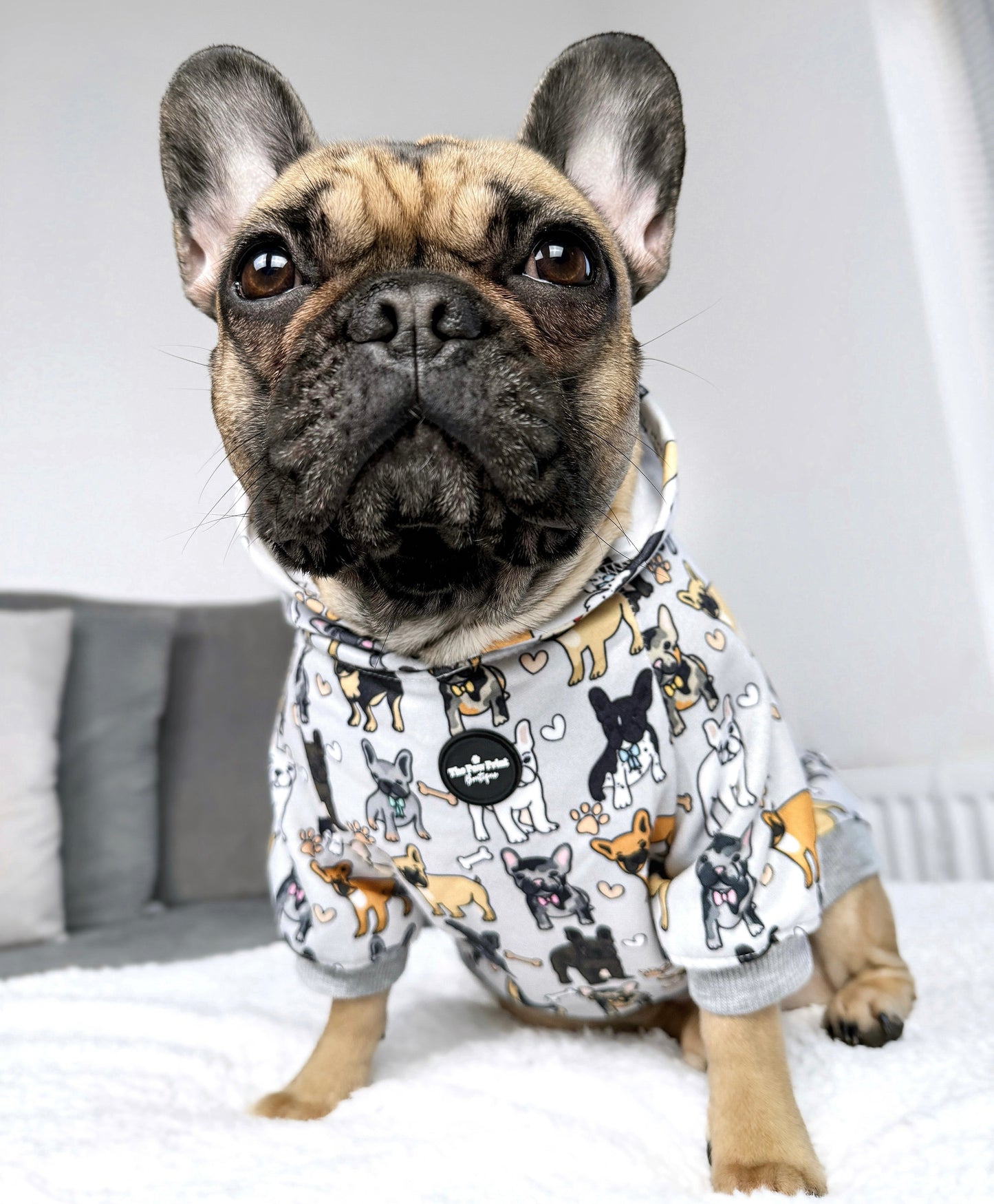 The French Bulldog Dog Hoodie - All Over Print