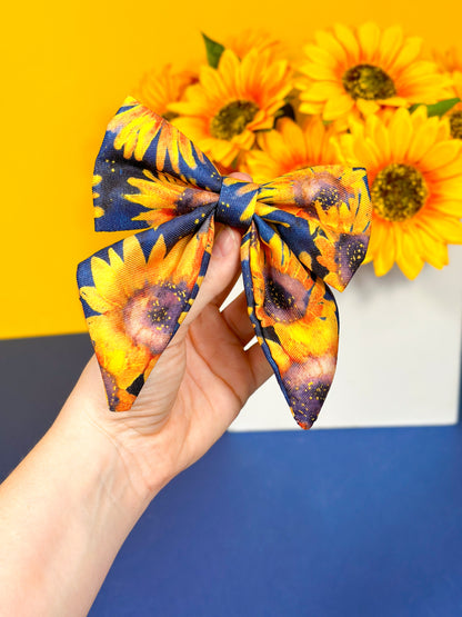 The Sunflower Field Bow Tie