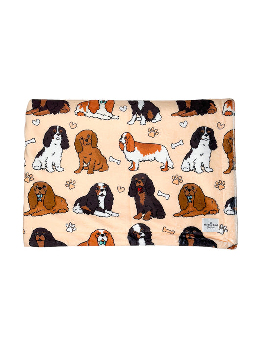 The Cavalier Dog Blanket - Beige