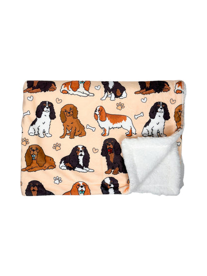The Cavalier Dog Blanket - Beige
