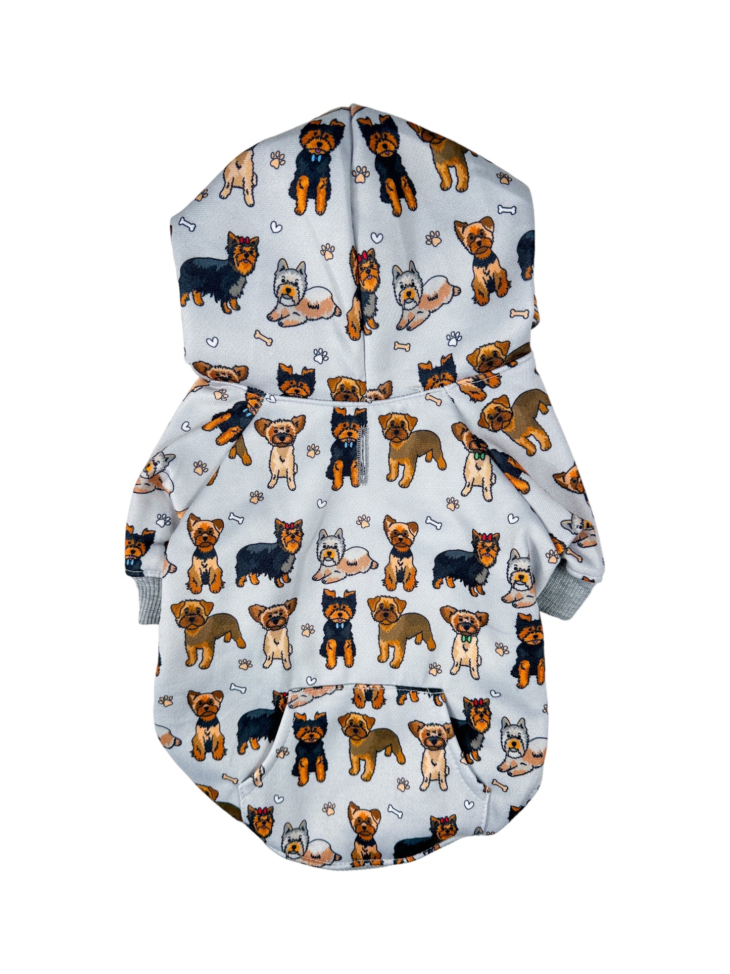 The Yorkie Dog Hoodie - All Over Print