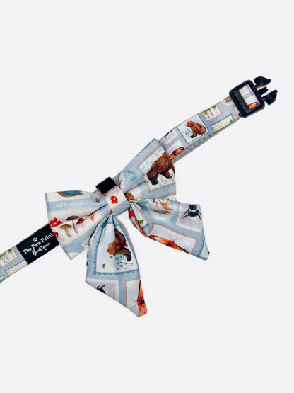 The Woodland Stamps Bow Tie
